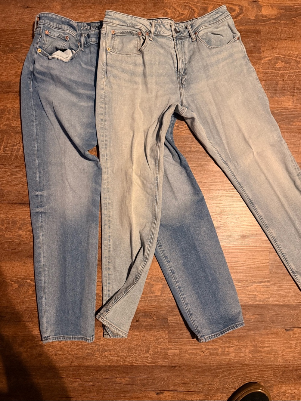 American Eagle Outfitters Light & Mid Wash Men’s Athletic Fit Jeans (Pair)